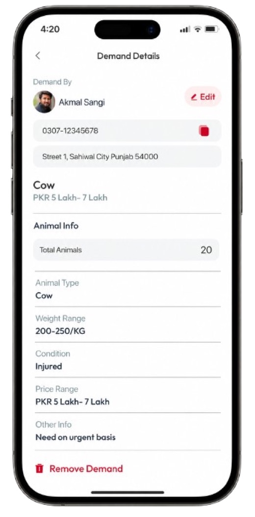 SK Livestock App — Connecting livestock buyers and sellers across Pakistan