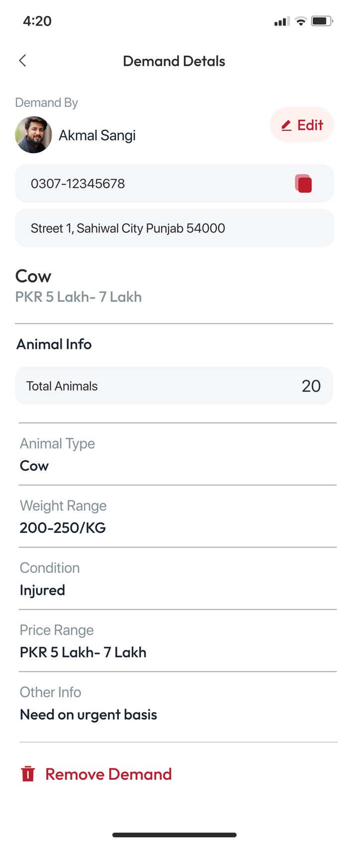 SK Livestock App — Qurbani — Find qurbani animals without the market chaos