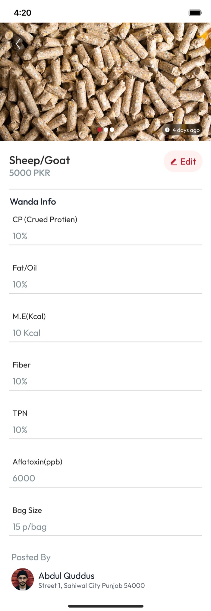 SK Livestock App — Nutrition — Wanda, forages and additives for better performance